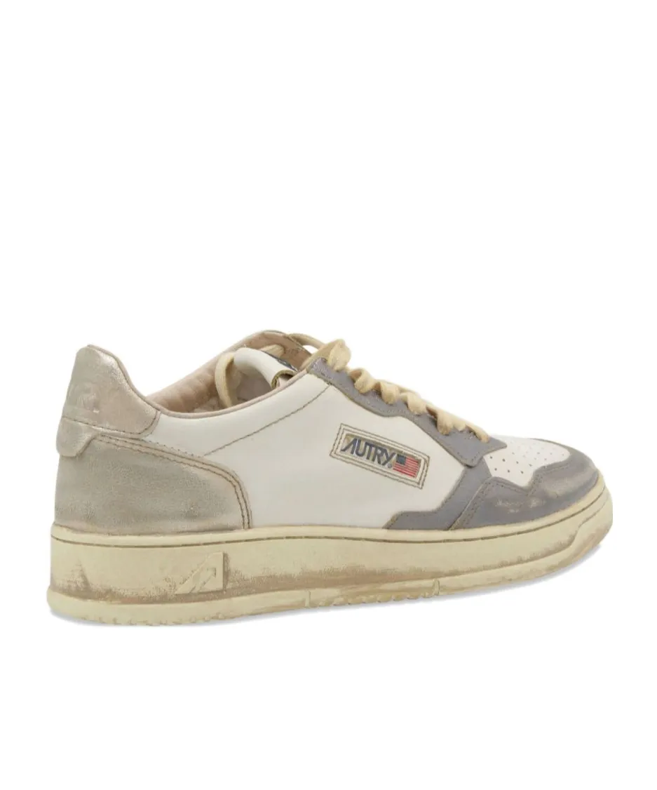 Medallist Lace-Up Leather Sneakers