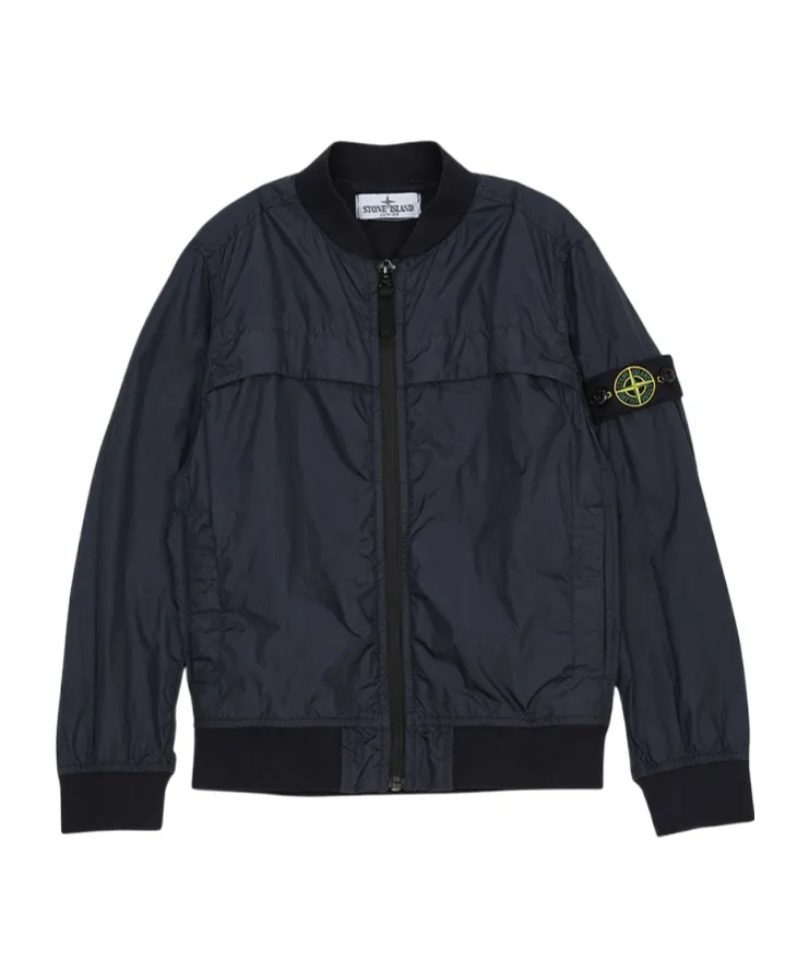 Compass-Badge Bomber Jacket