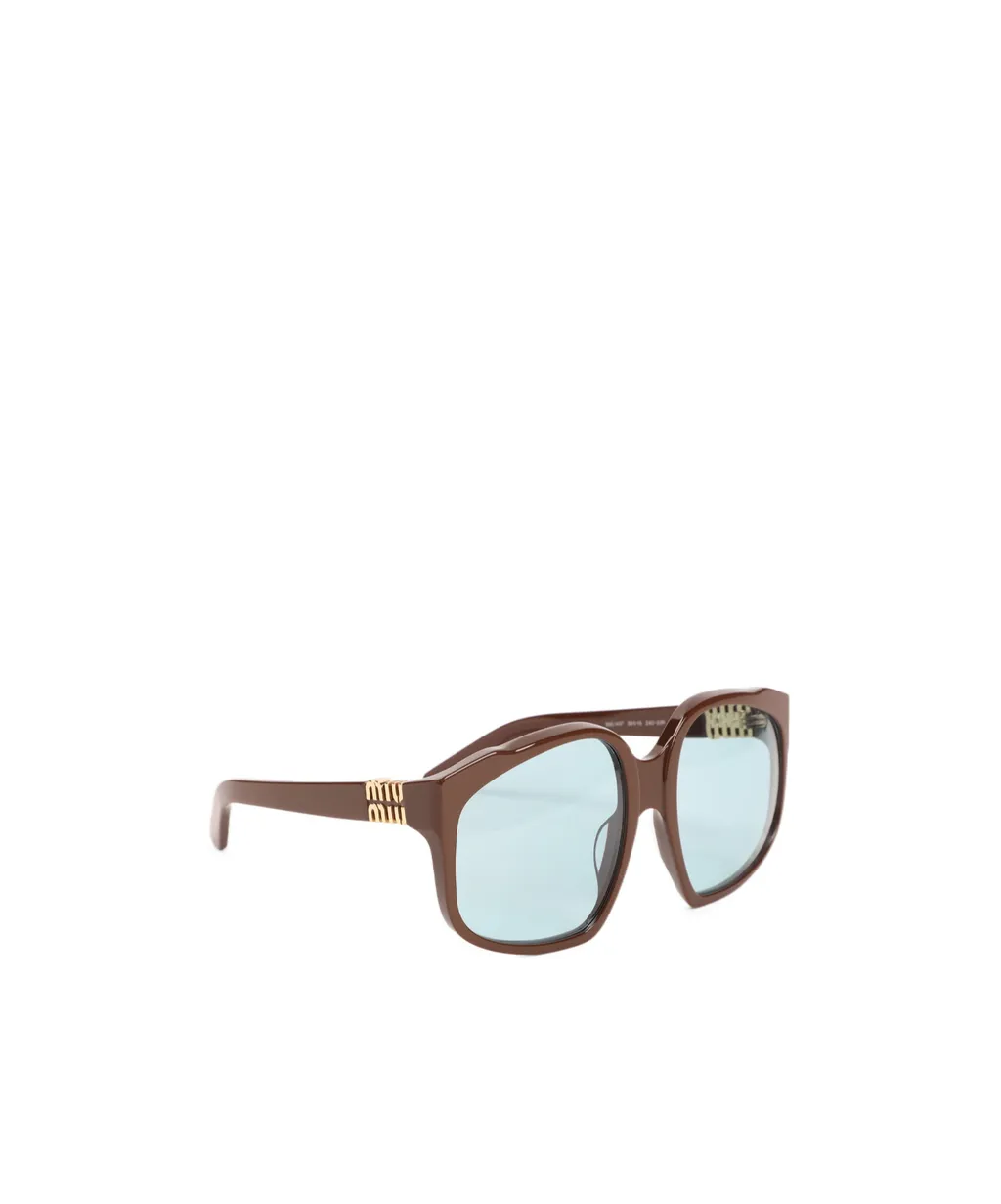 Mua07S Geometric-Frame Sunglasses