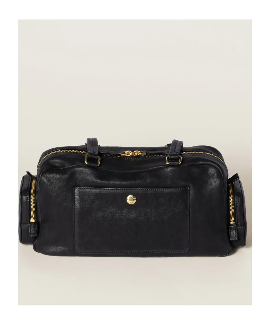 Pocket Washed Nappa Leather Bag