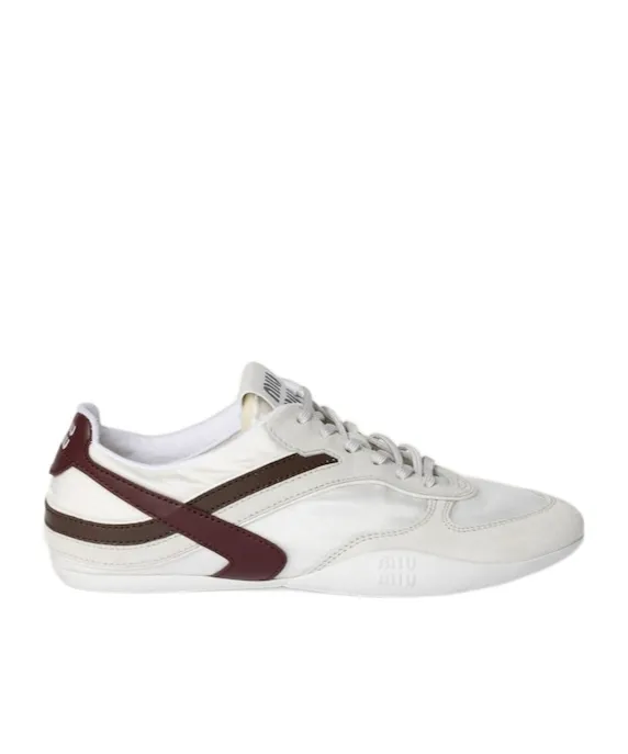 Gymnasium Technical Fabric And Suede Sneakers