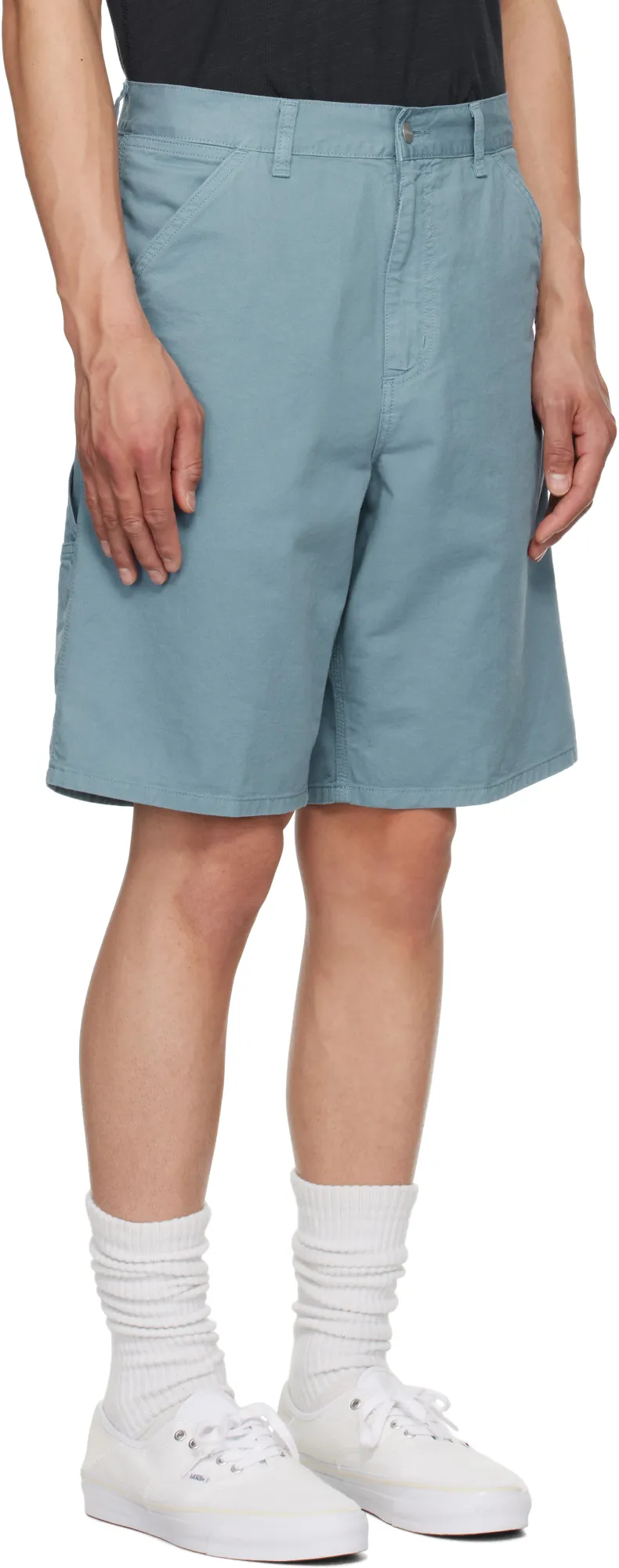 Single Knee Bermuda Shorts