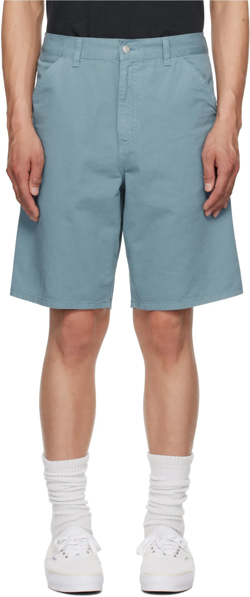 Single Knee Bermuda Shorts