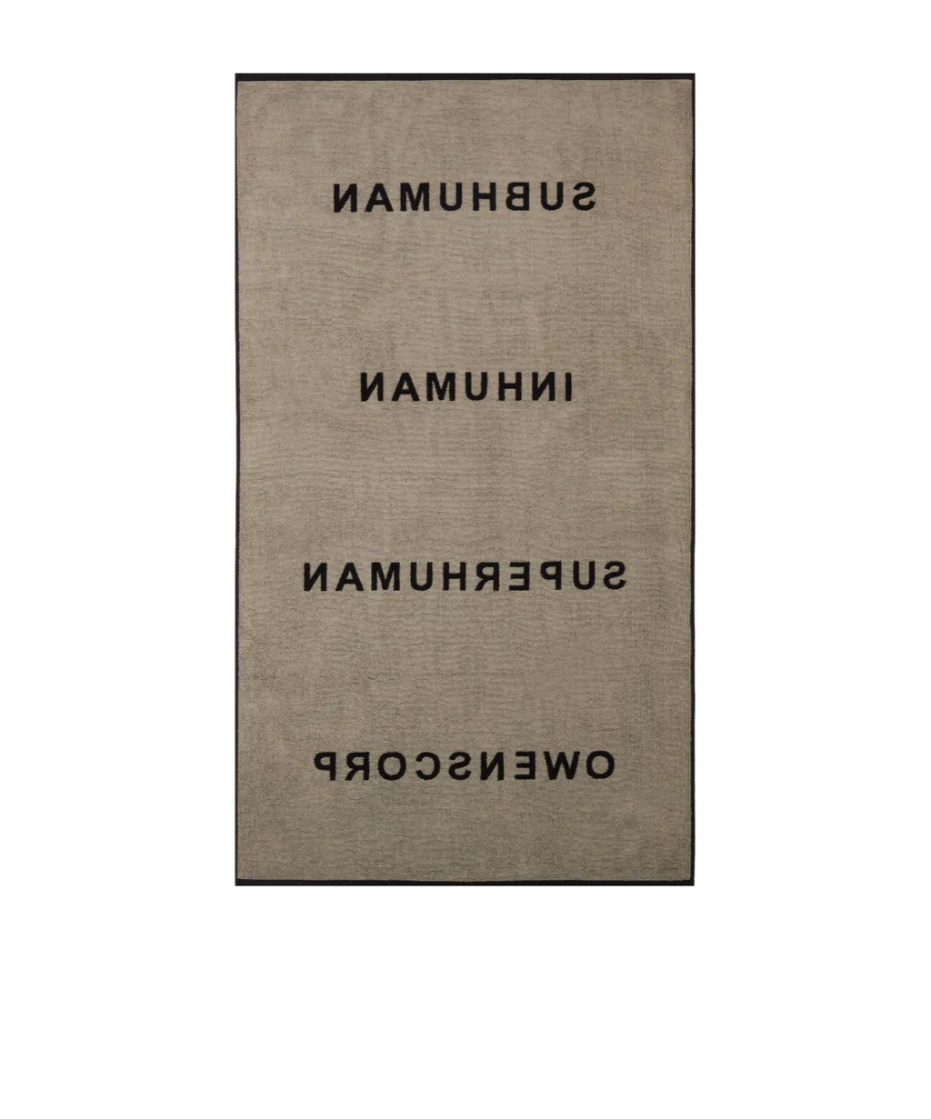Black Beach Towel