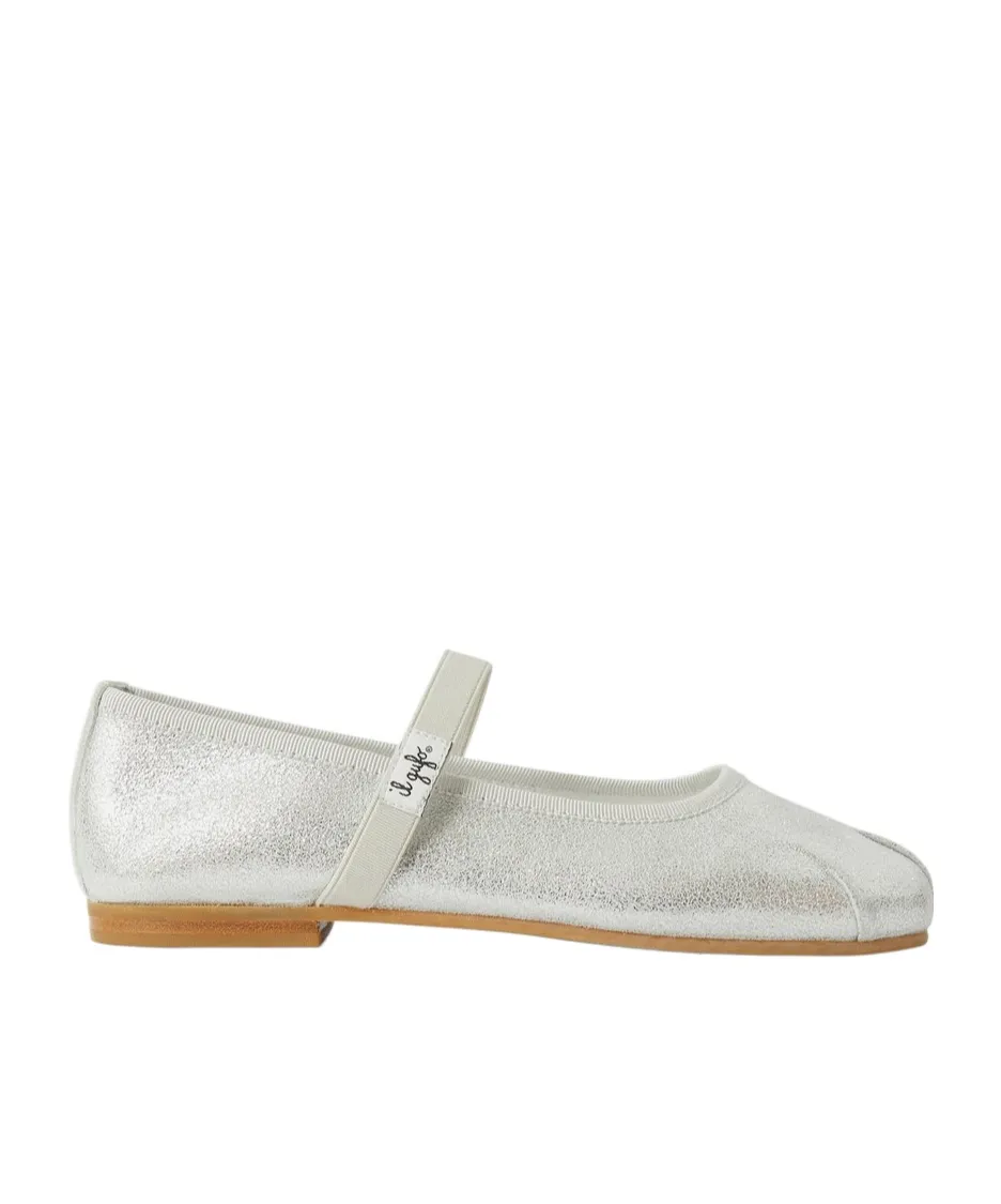 Ballet Flats With Elastic Strap