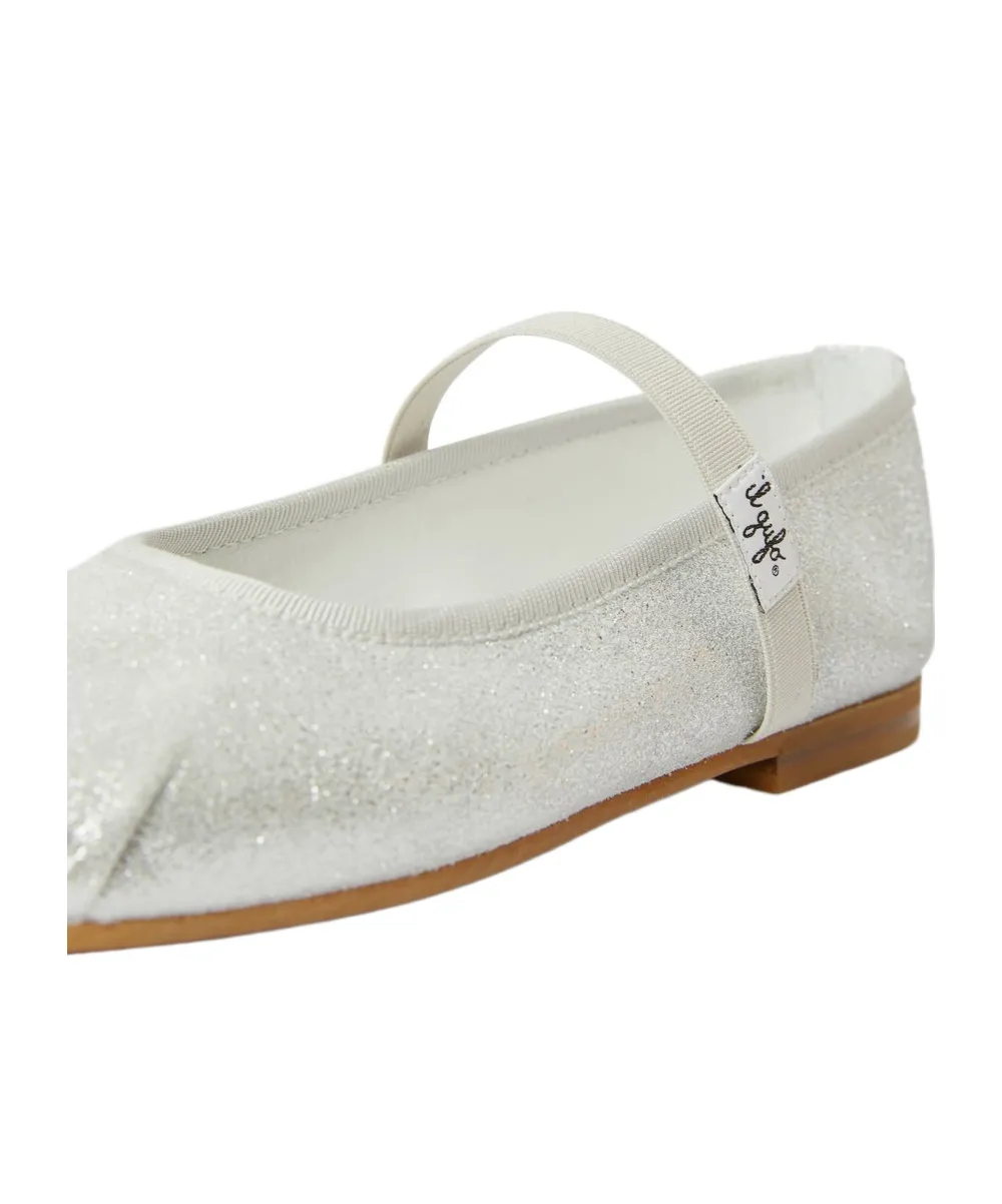 Ballet Flats With Elastic Strap
