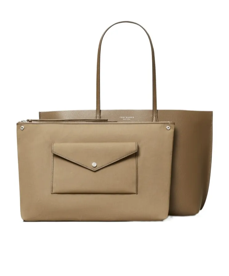 Tory Burch Perry Logo-Printed Tote Bag