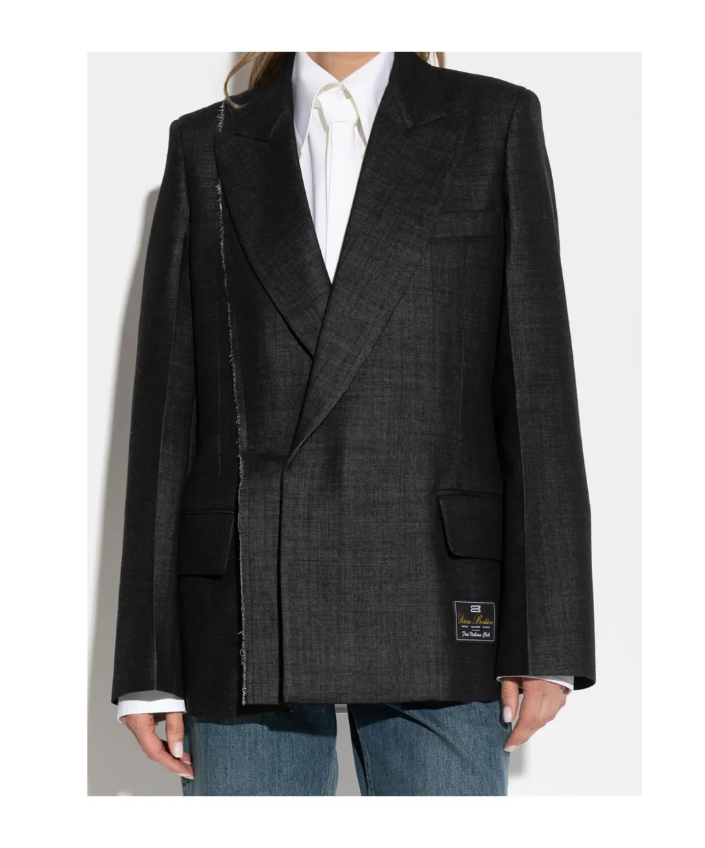 Seam-Embellished Blazer