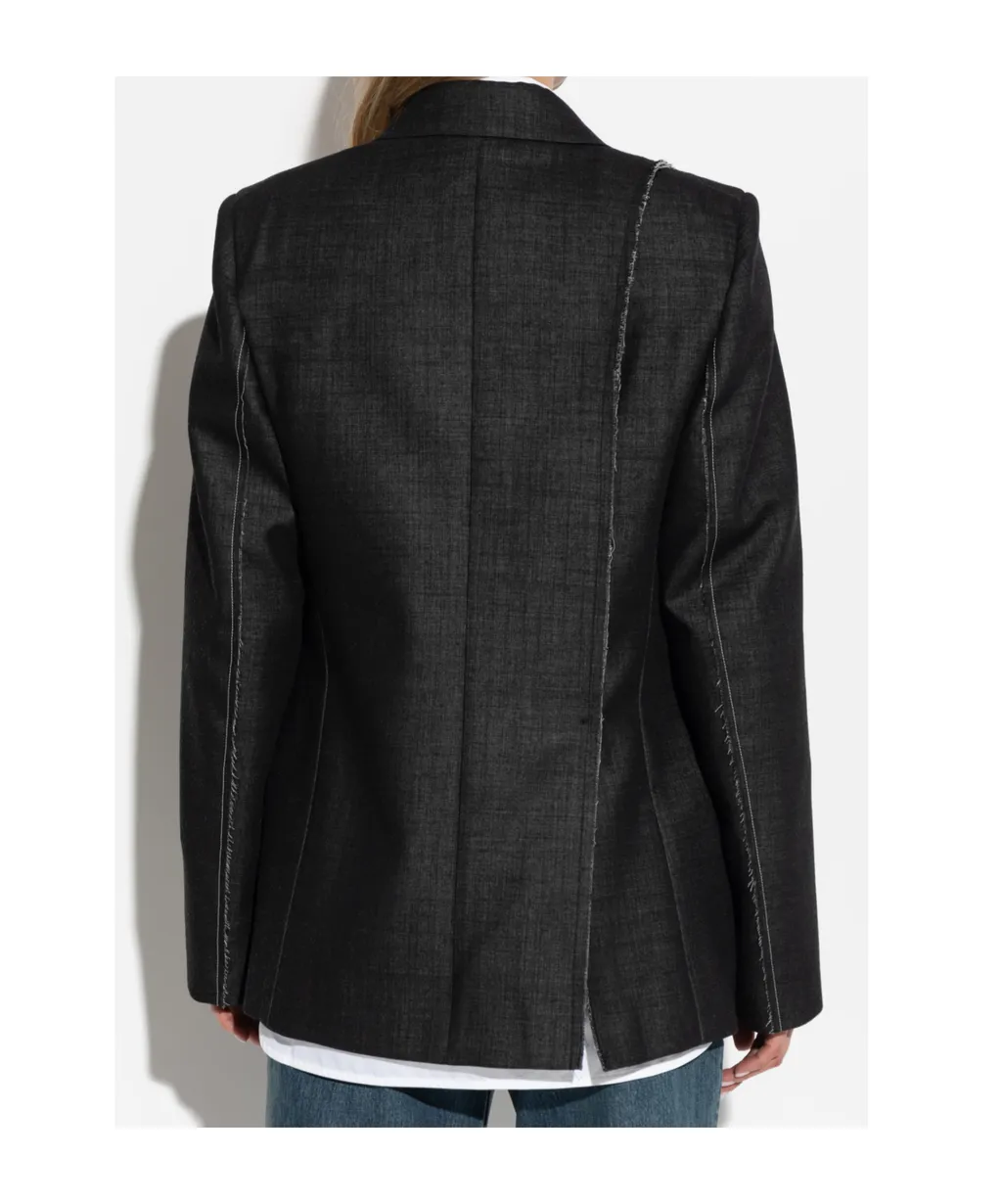 Seam-Embellished Blazer