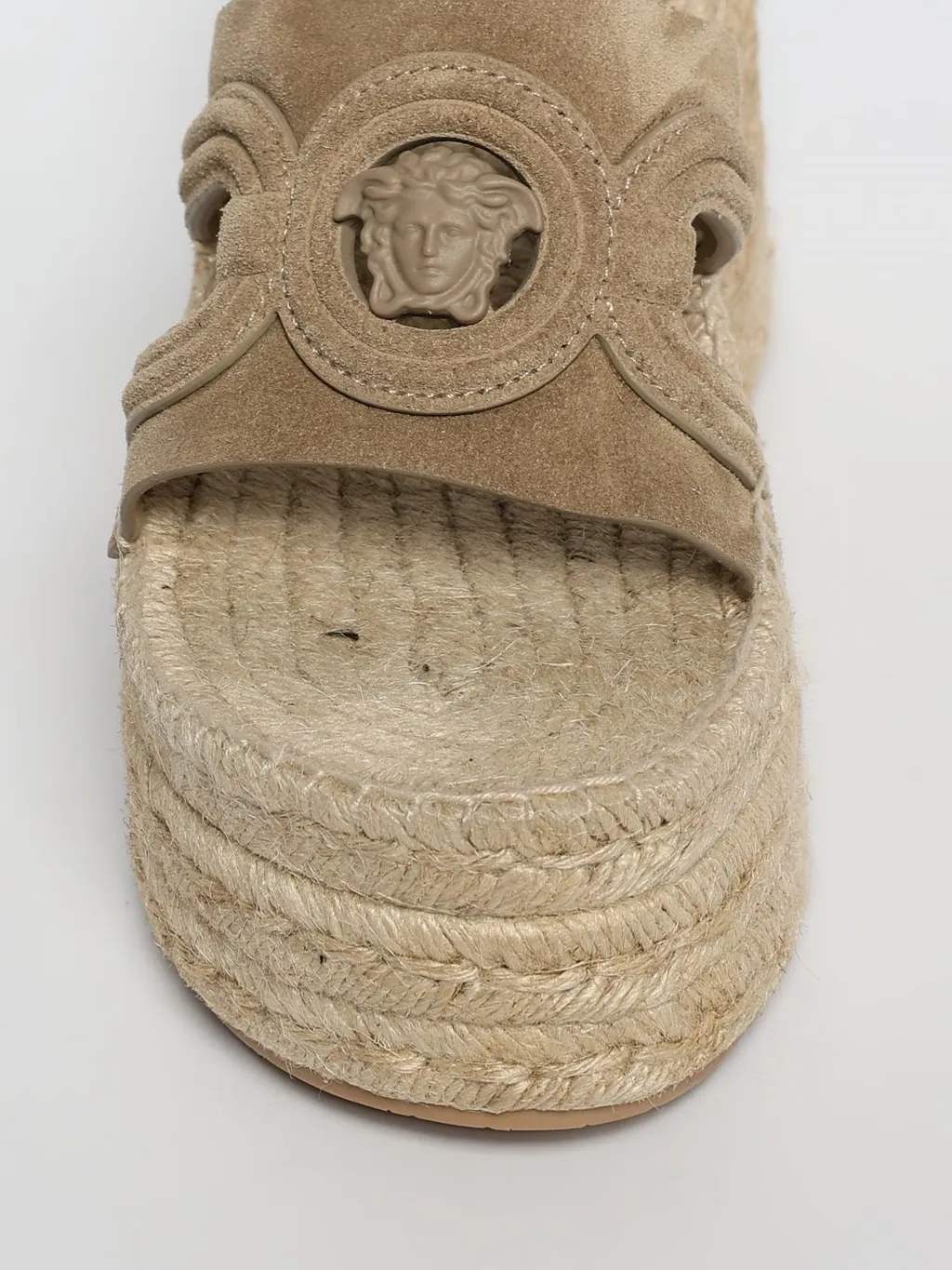 Versace Slip-On Wedge Sandals