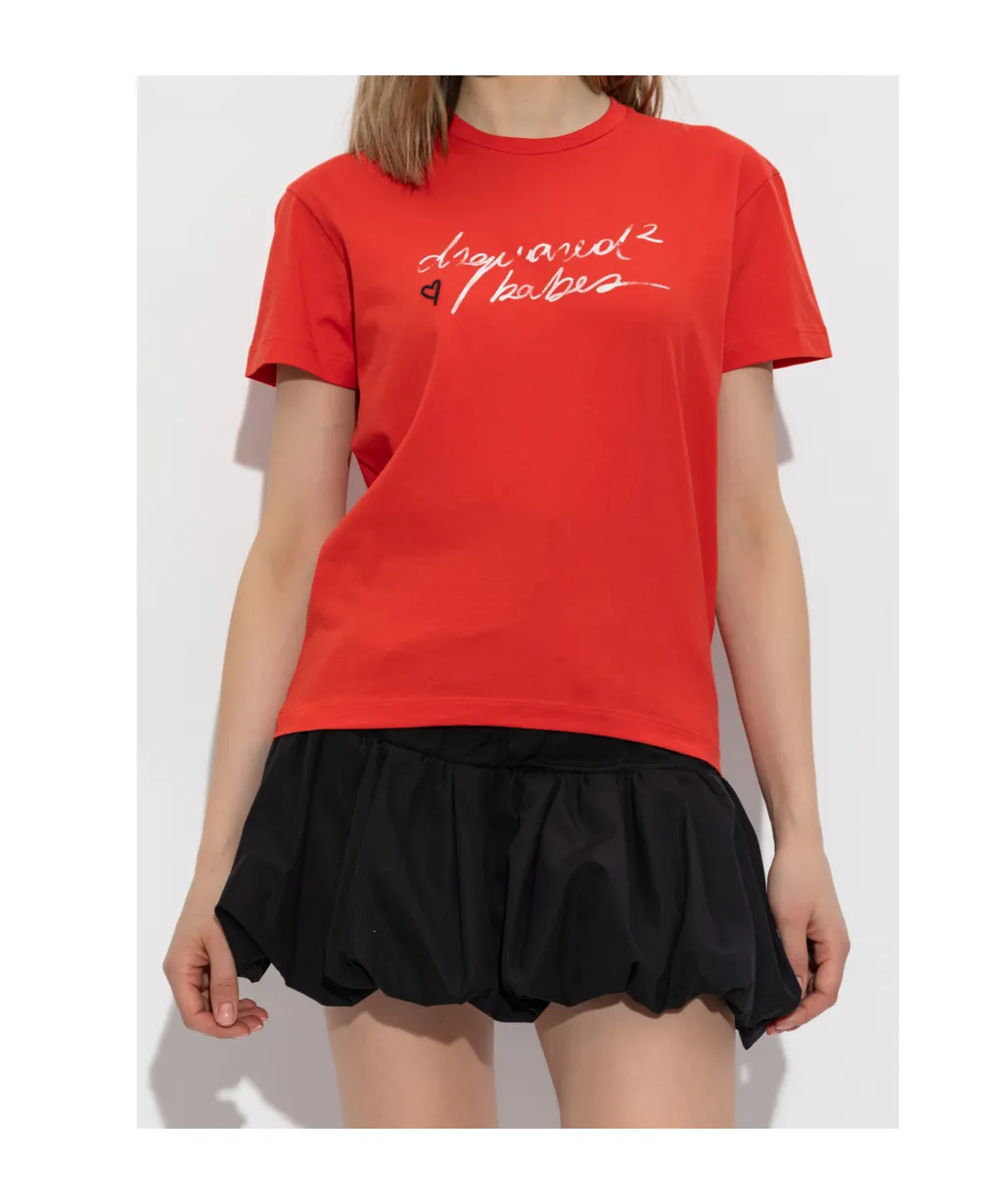 Dsquared2 Wash Just Right Fit Dsquared2 Babes T-Shirt