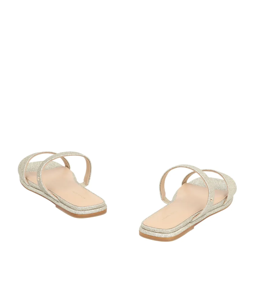 Michael Kors Jaida Glitter Embellished Sandals