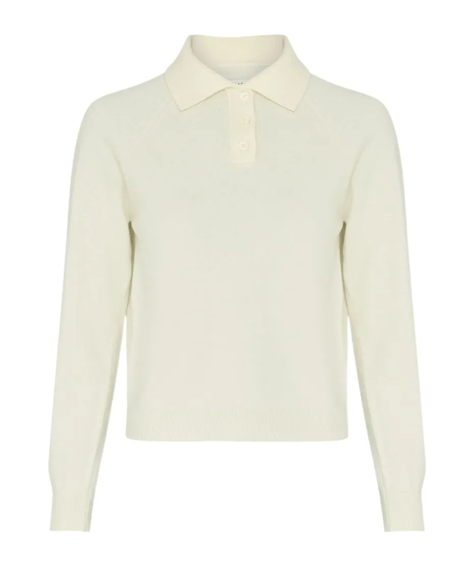 Wool Polo Top