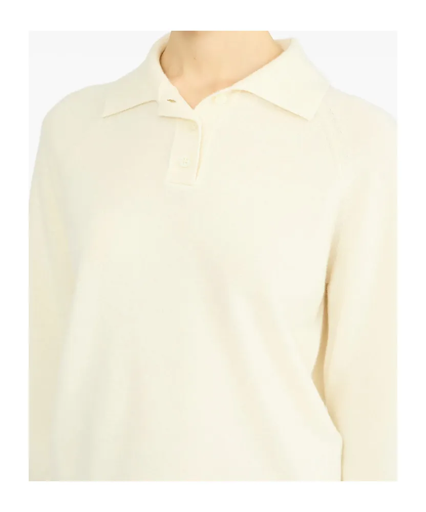 Wool Polo Top