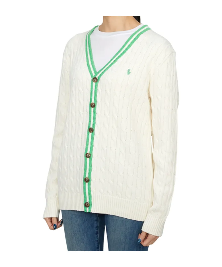 Long-Sleeved Knitted Cardigan