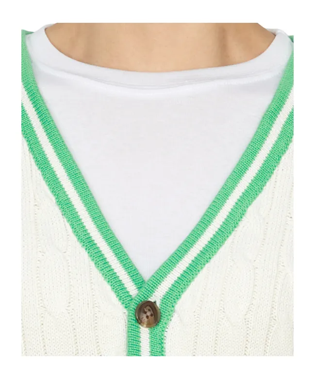Long-Sleeved Knitted Cardigan