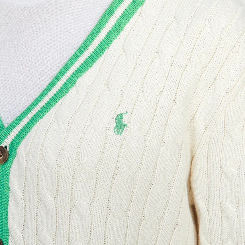 Long-Sleeved Knitted Cardigan