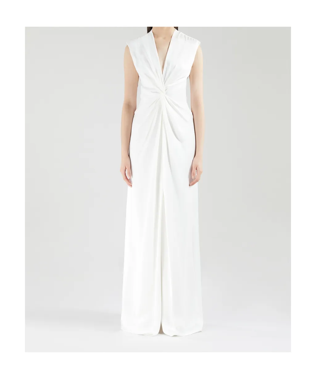 Envers Satin Draped Dress