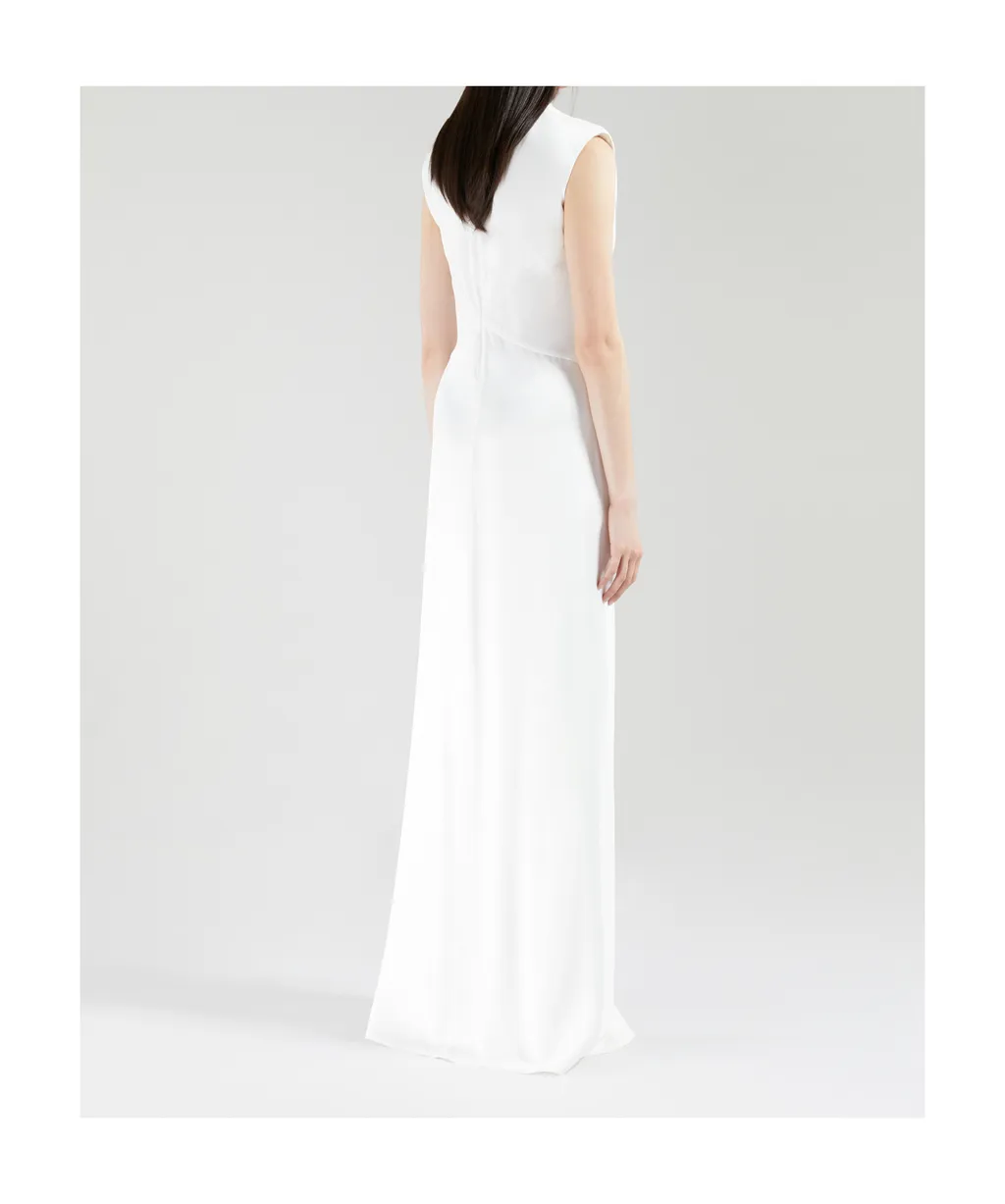 Envers Satin Draped Dress