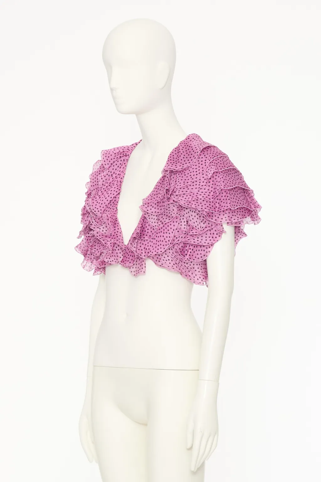 Printed Organza Top