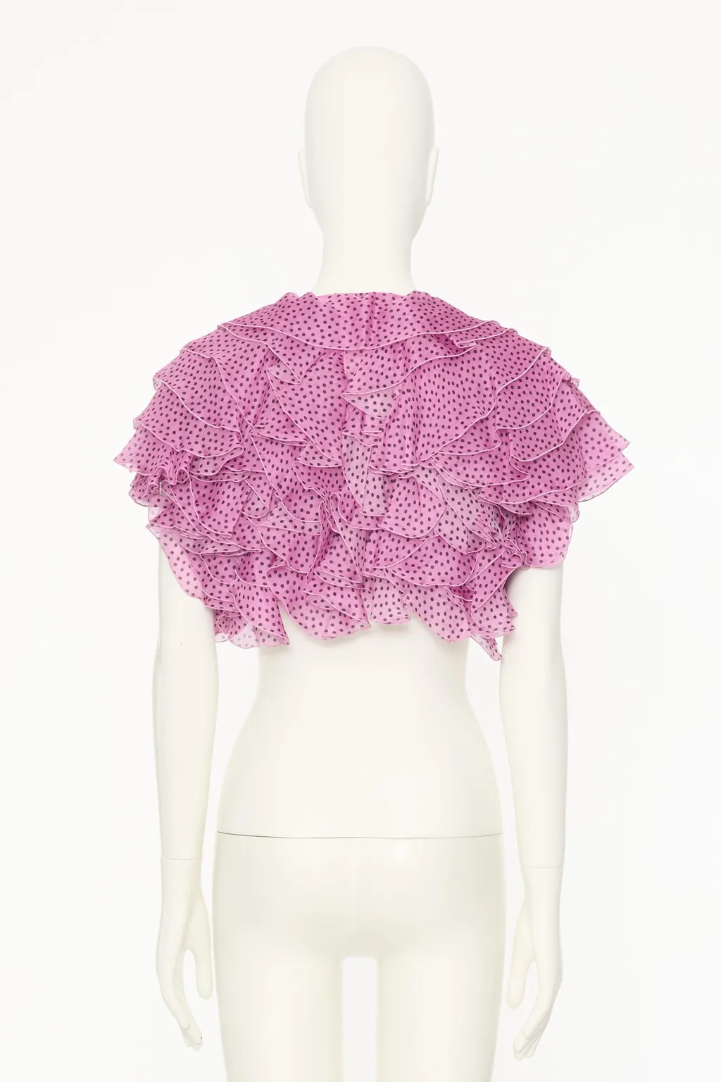 Printed Organza Top