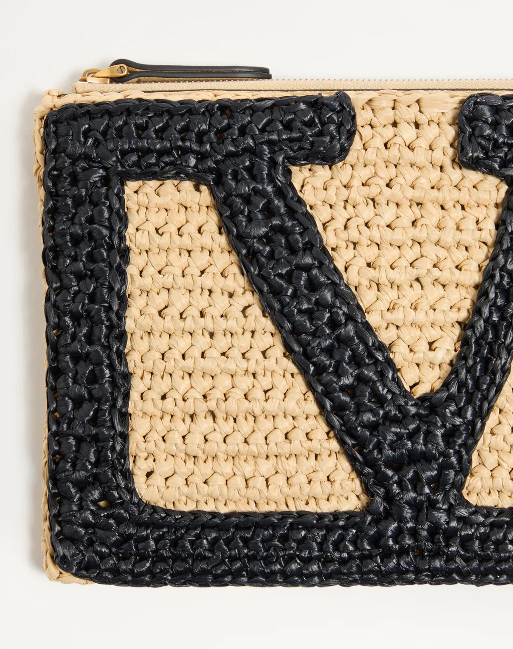 Valentino Garavani Vlogo Zipped Clutch Bag