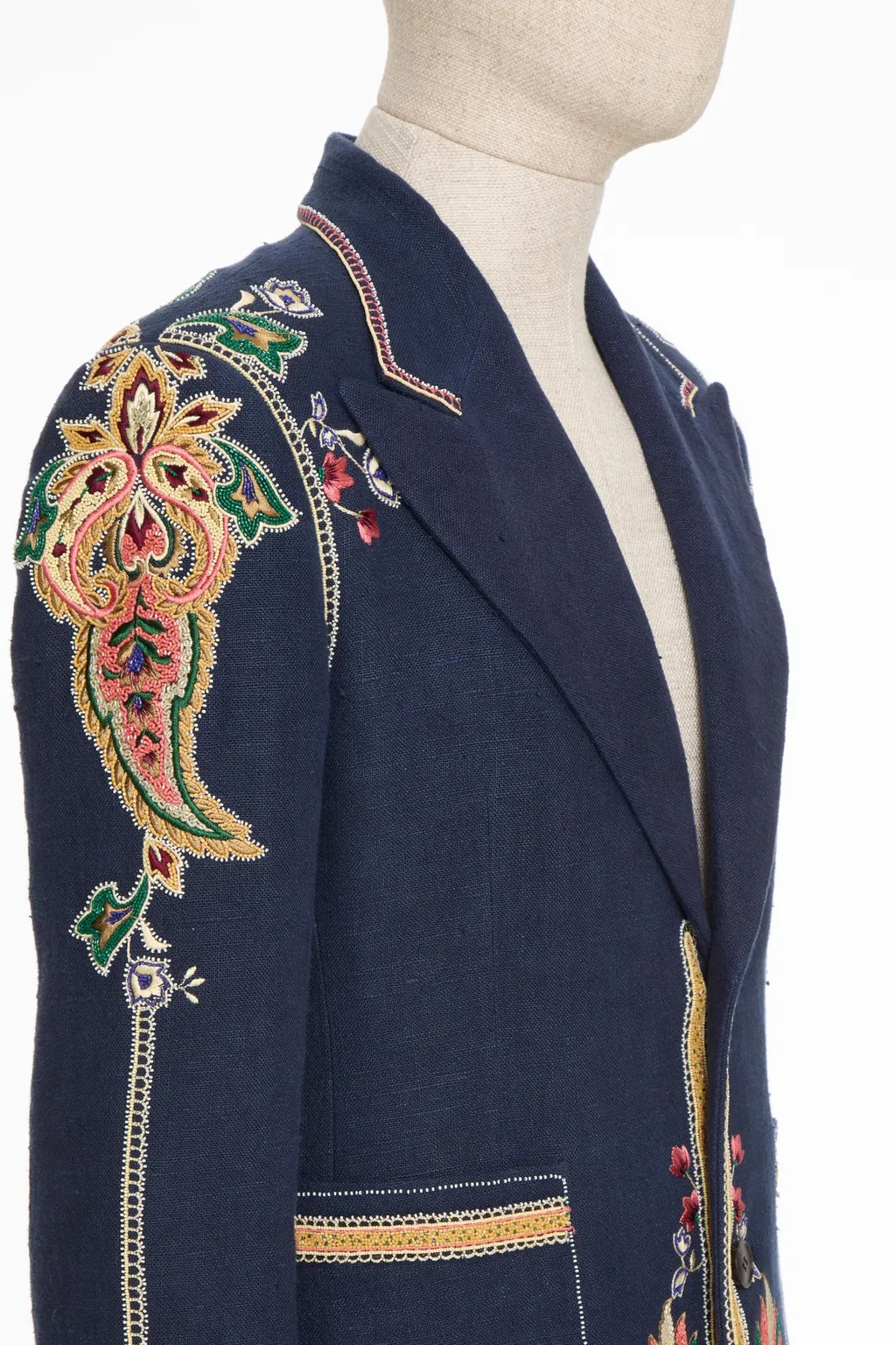 Long-Sleeved Suit Coat