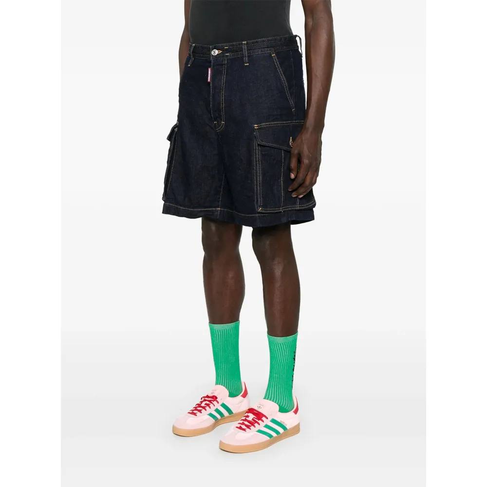 Dsquared2 Summer Lovers Denim Cargo Shorts