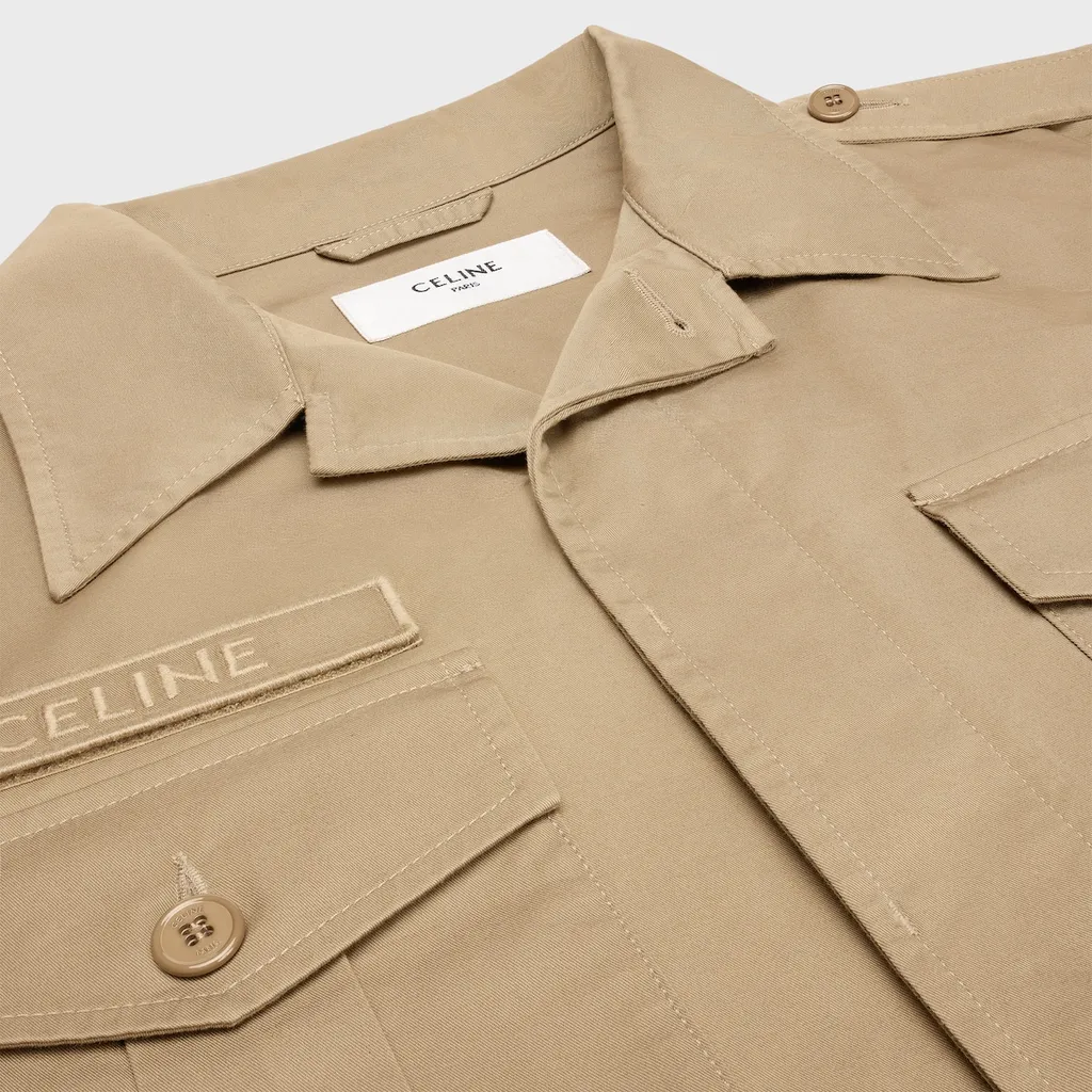 Saharienne Jacket In Cotton Linen