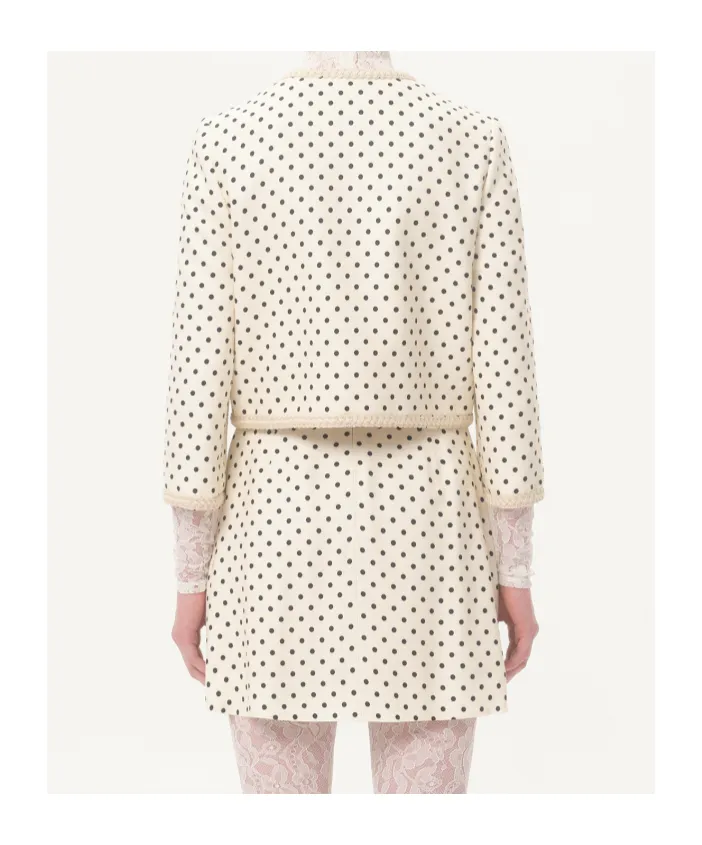 Valentino	Supergran Polka Dot Printed Blazer