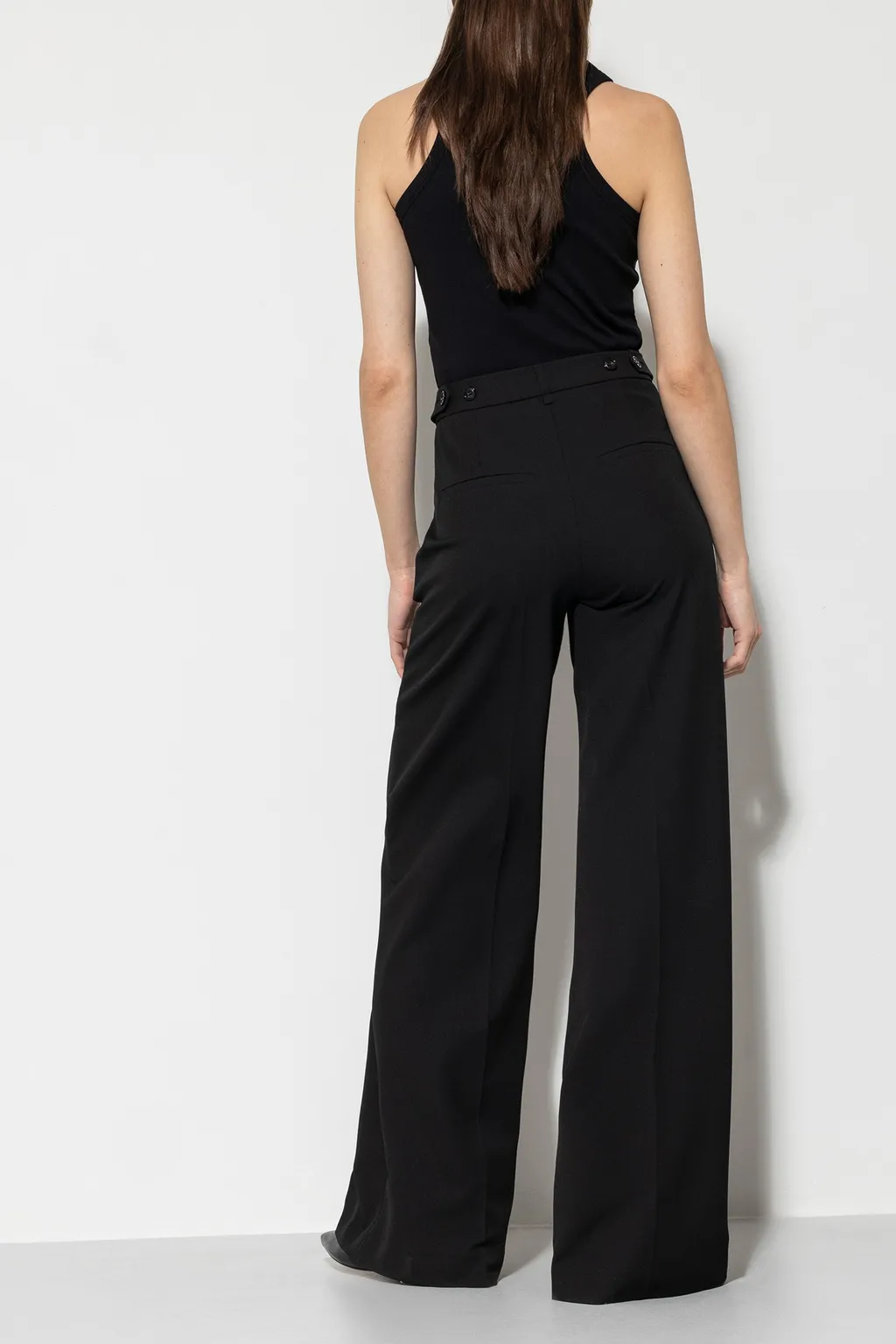 Wide-Leg Casual Pants