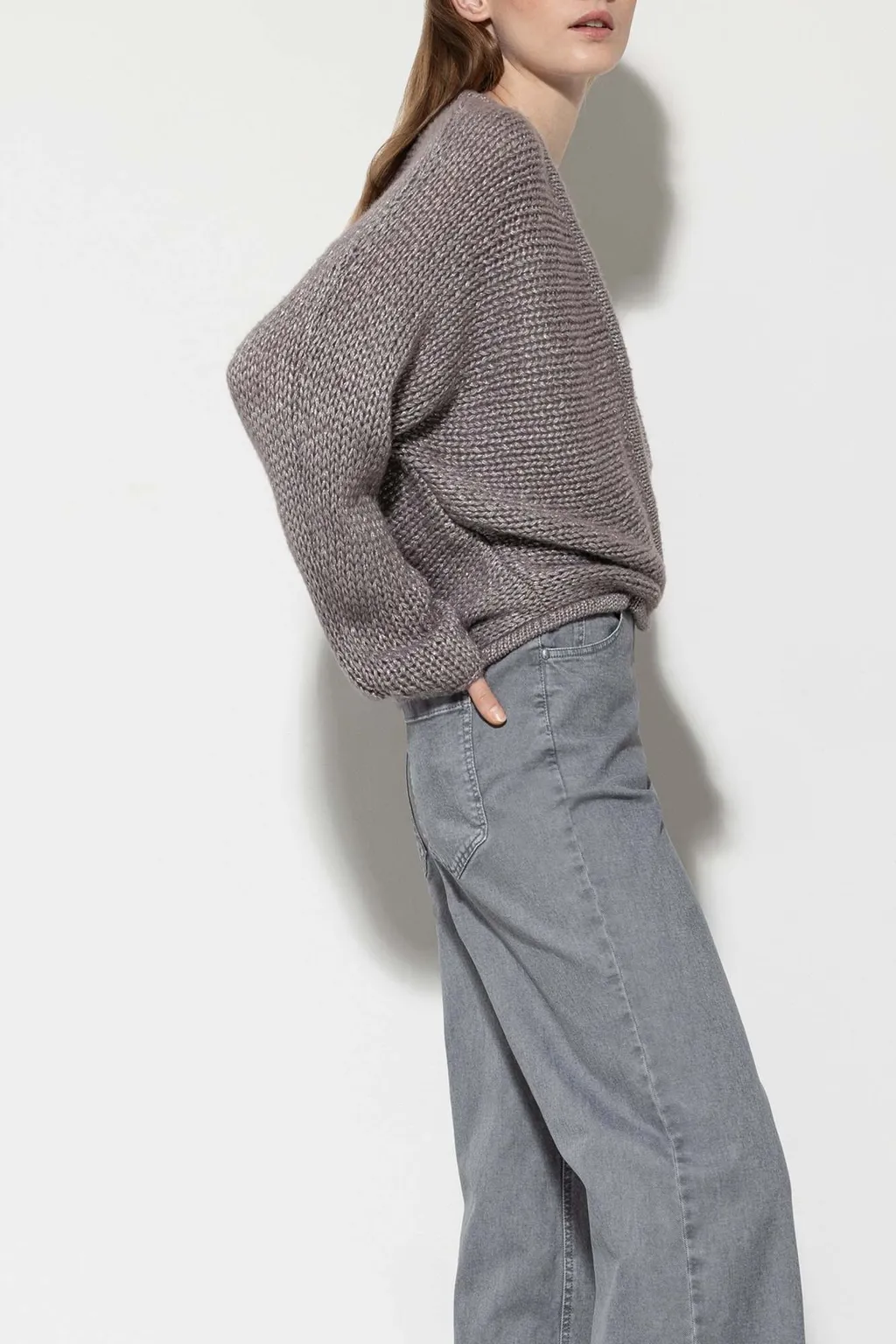Long-Sleeved Wool Sweater