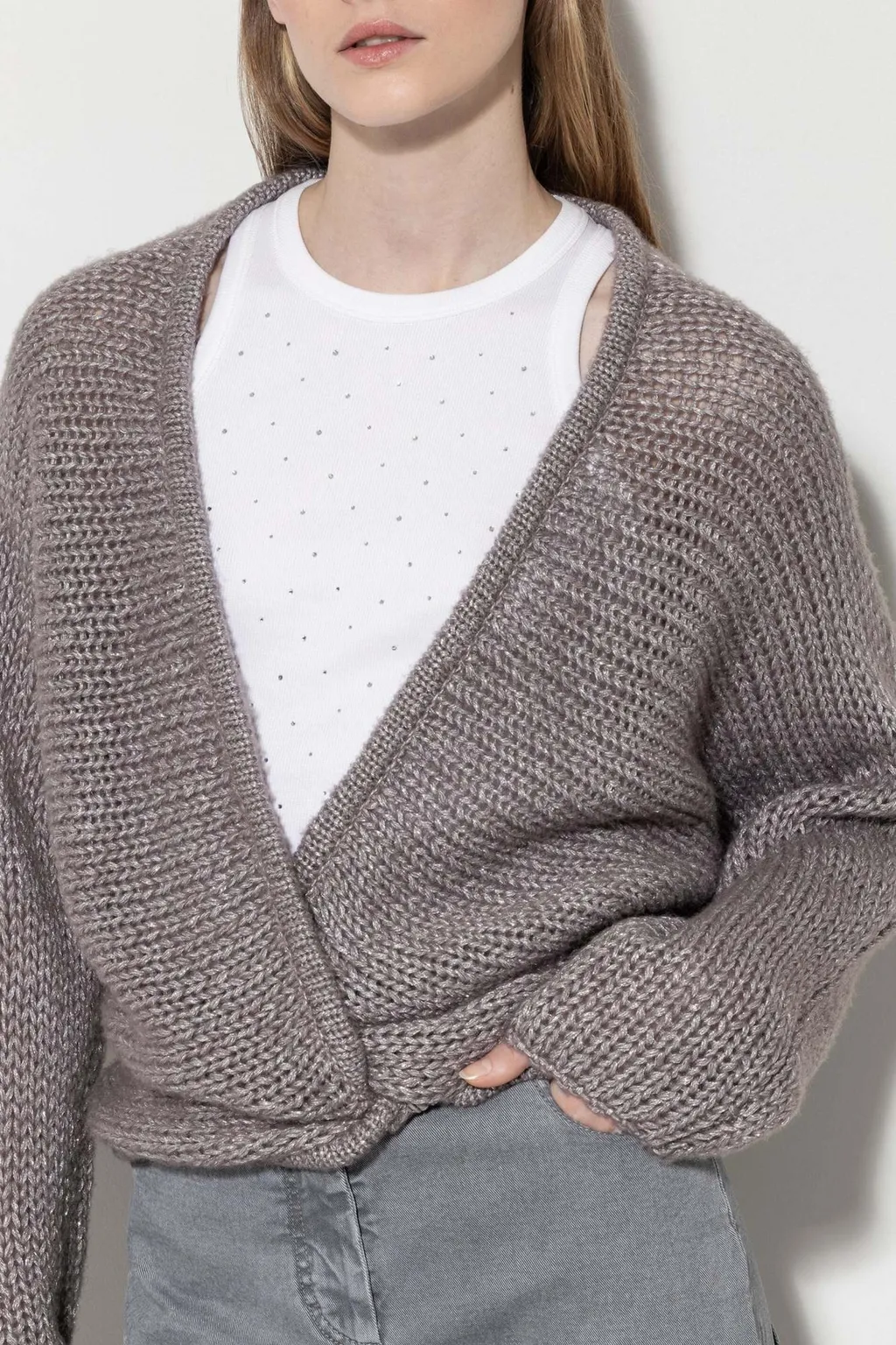 Long-Sleeved Wool Sweater