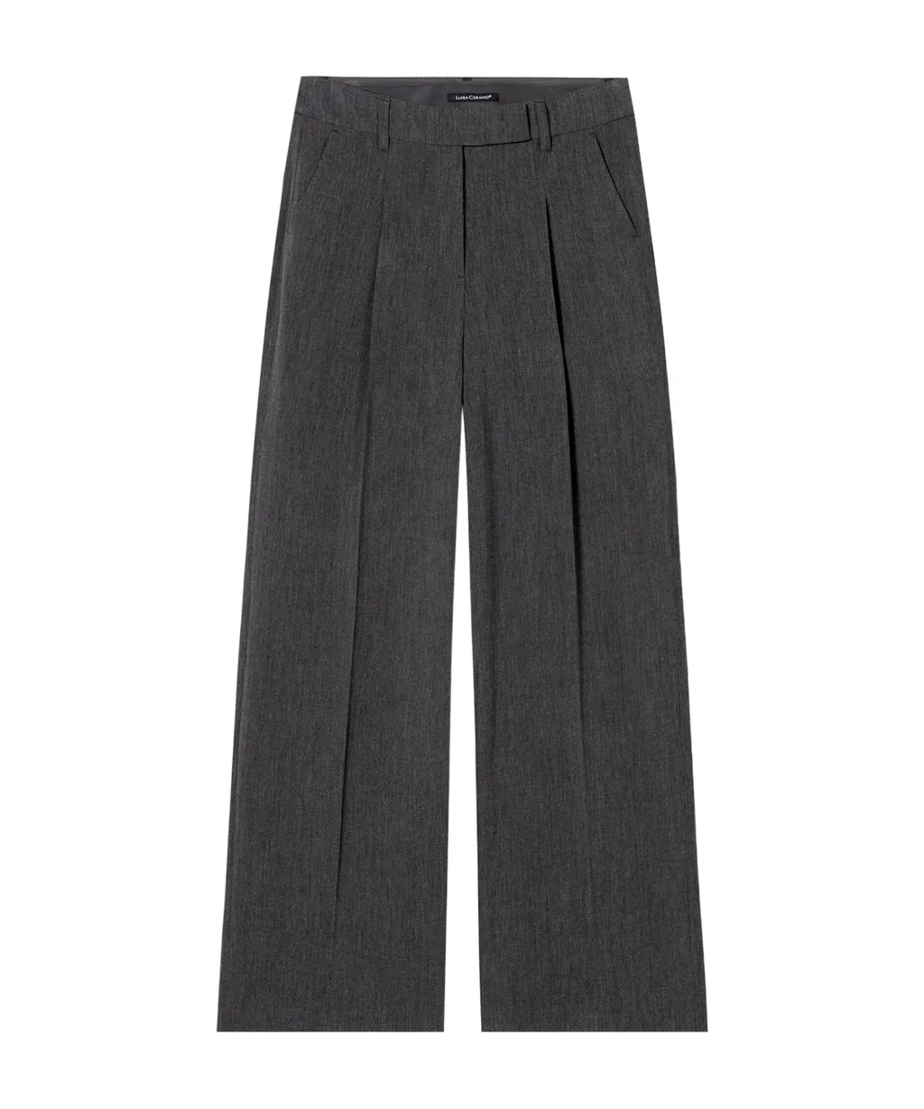 Cashmere Wide-Leg Pants