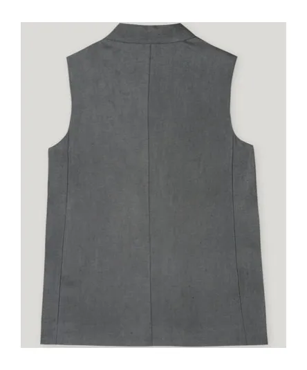 Gabardine Blazer Vest