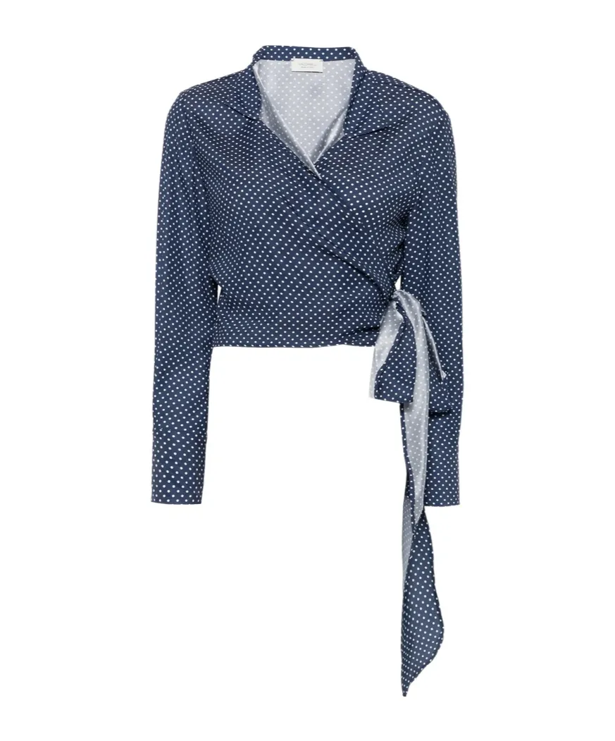 Polka Dot Print Blouse