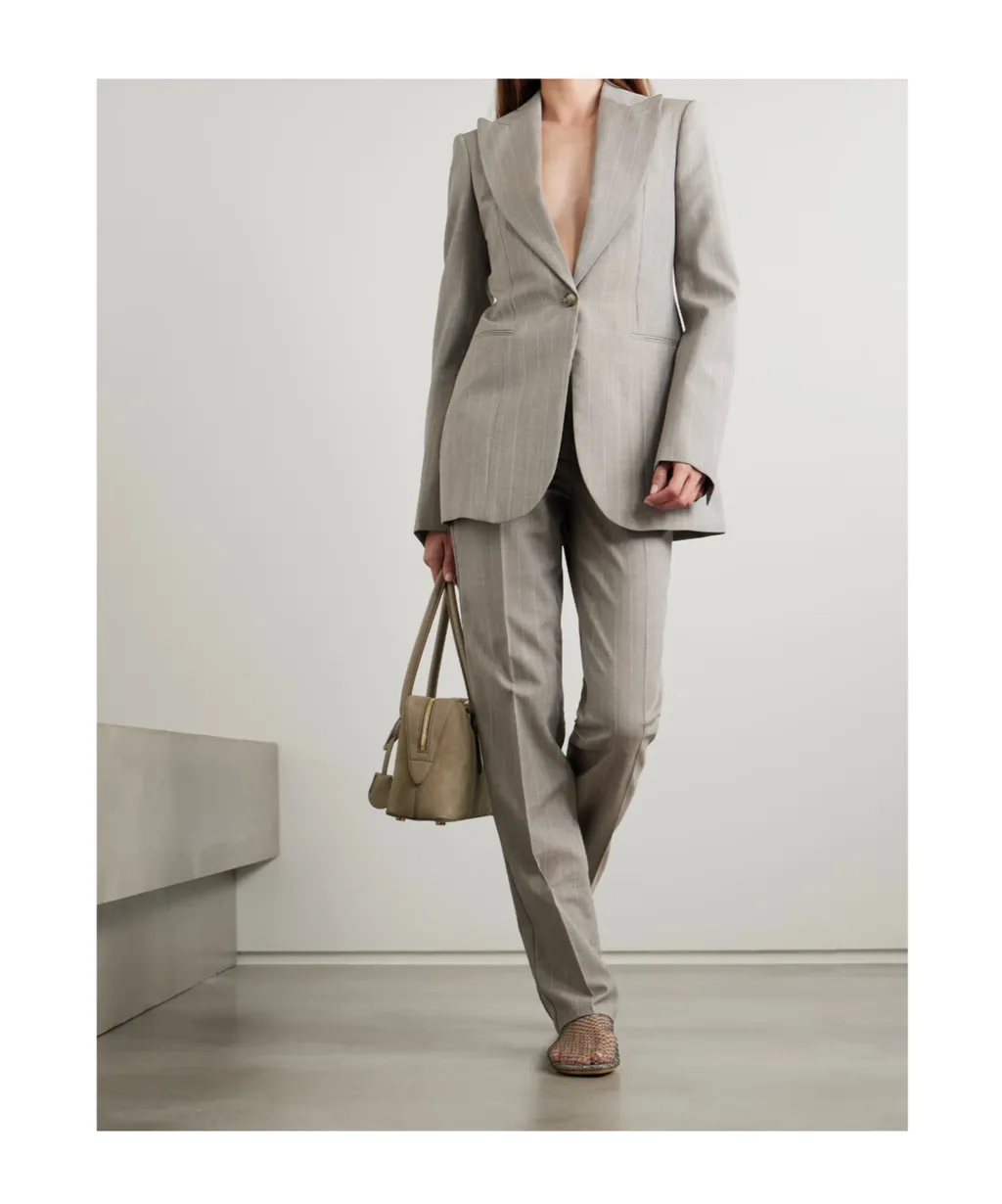 Long-Sleeved Suit Jacket