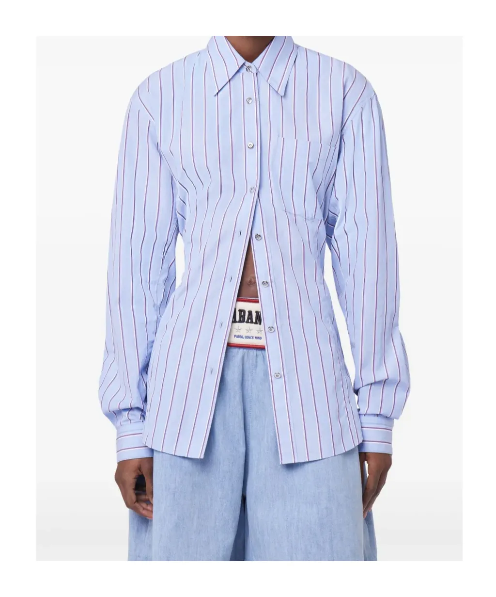 Paco Rabanne Poplin Striped Shirt