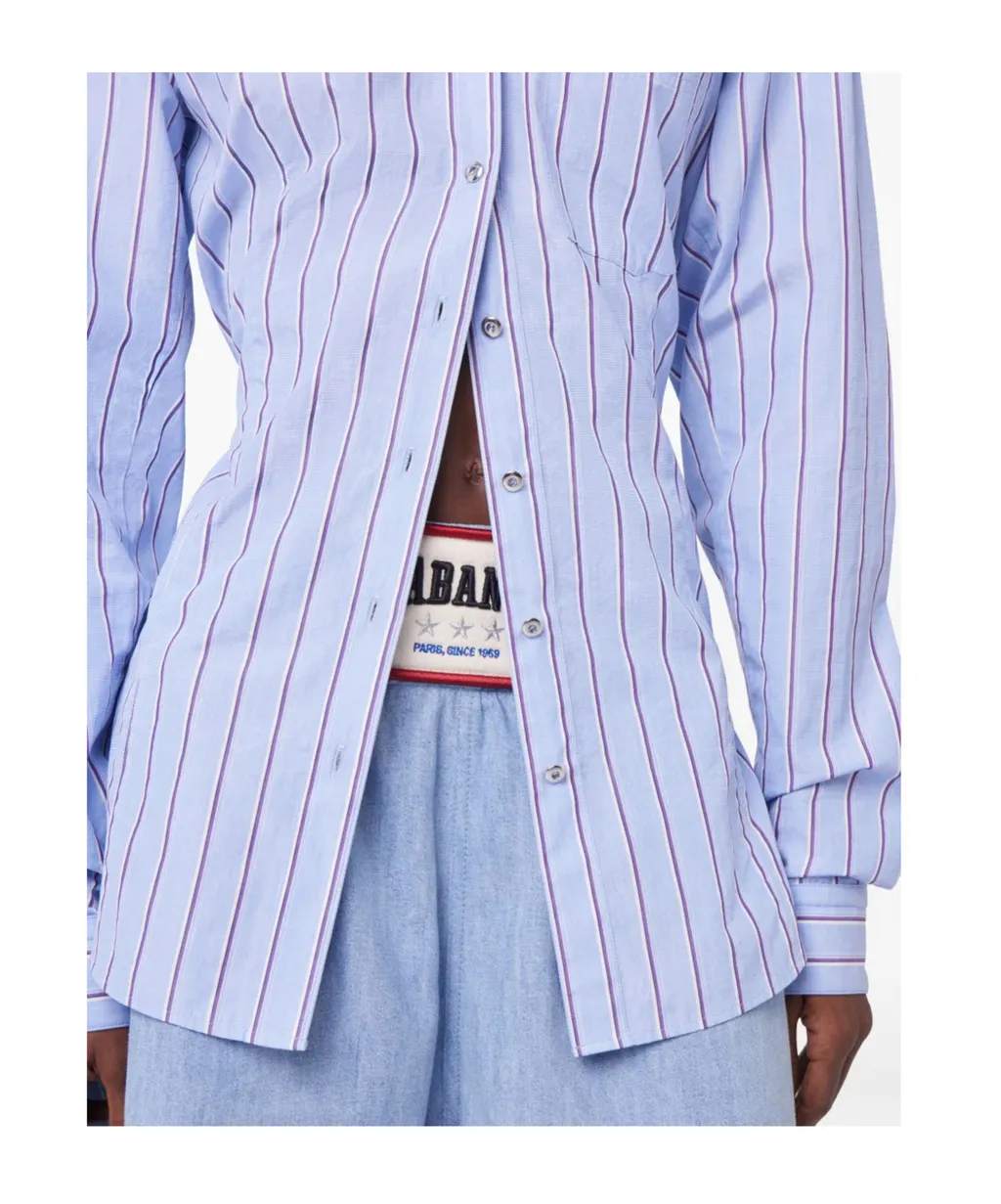 Paco Rabanne Poplin Striped Shirt