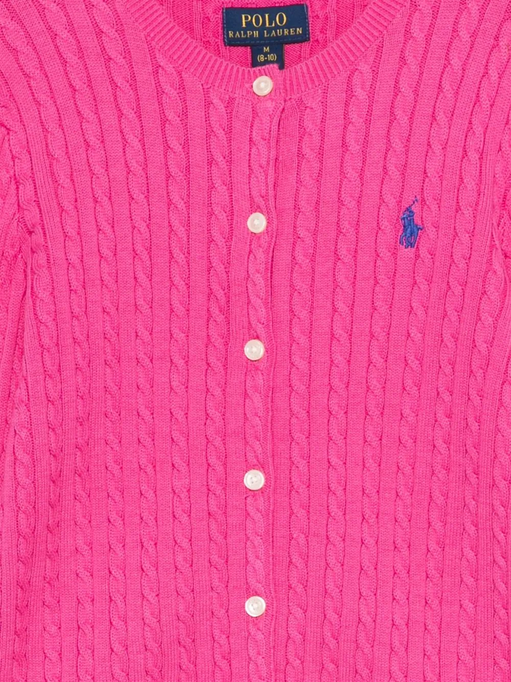 Ralph Lauren Kids Logo Embroidered Buttoned Cardigan
