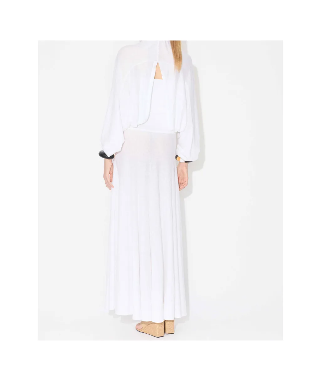 AlaÏA Fluid Bustier Maxi Dress