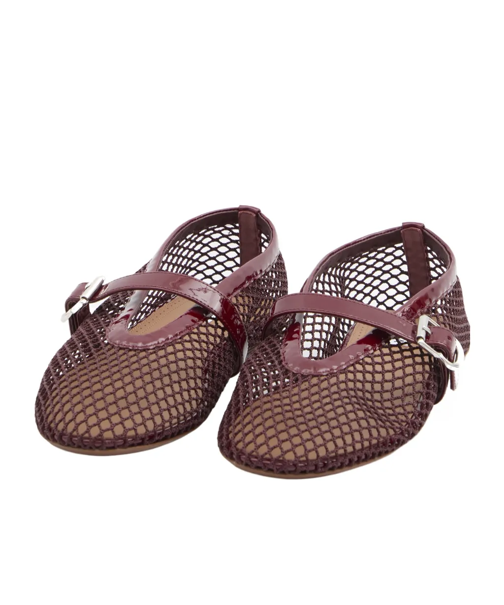 AlaÏA Fishnet Ballet Flats