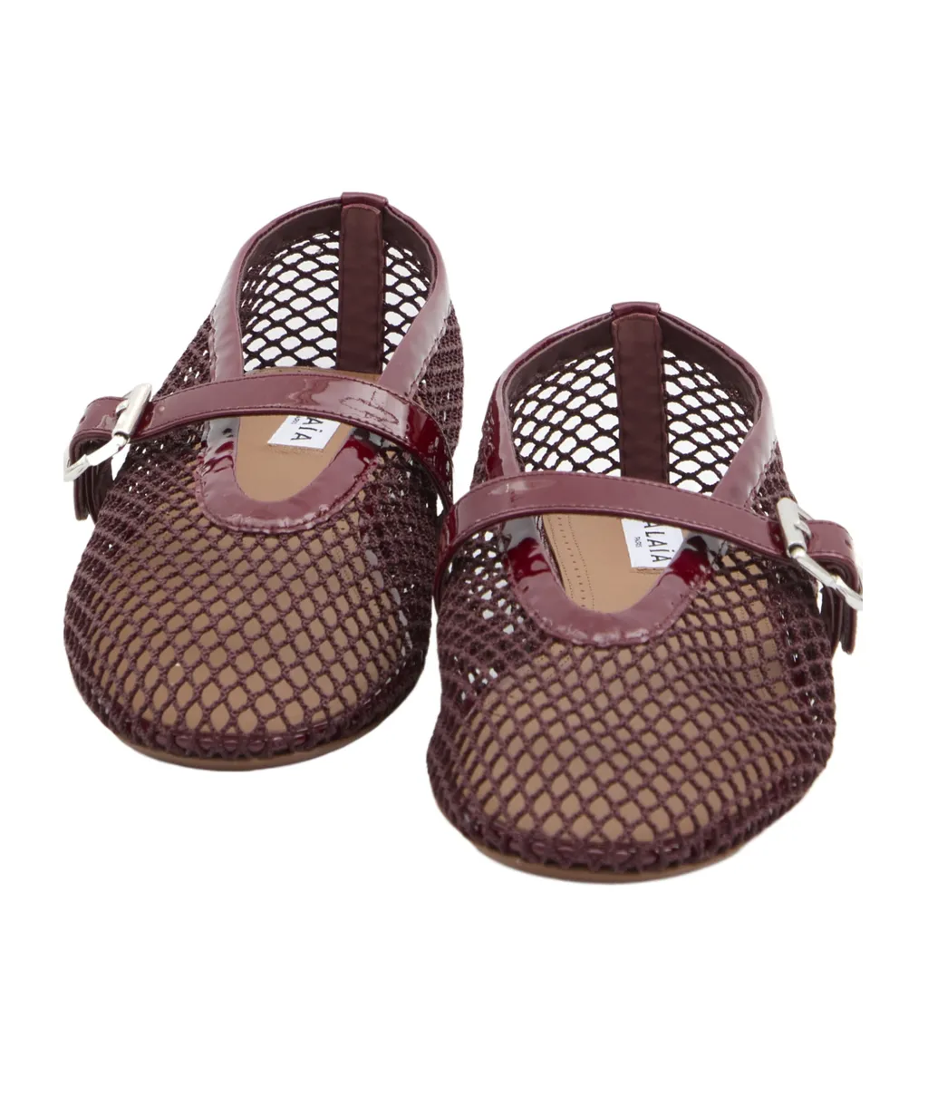 AlaÏA Fishnet Ballet Flats