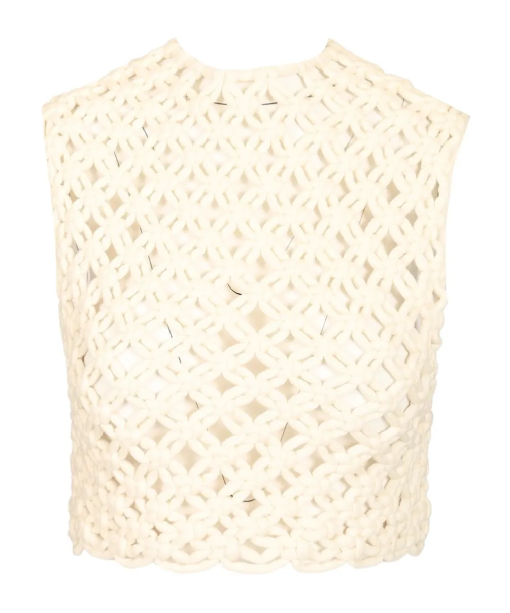 AlaÏA Hand Knotted Top