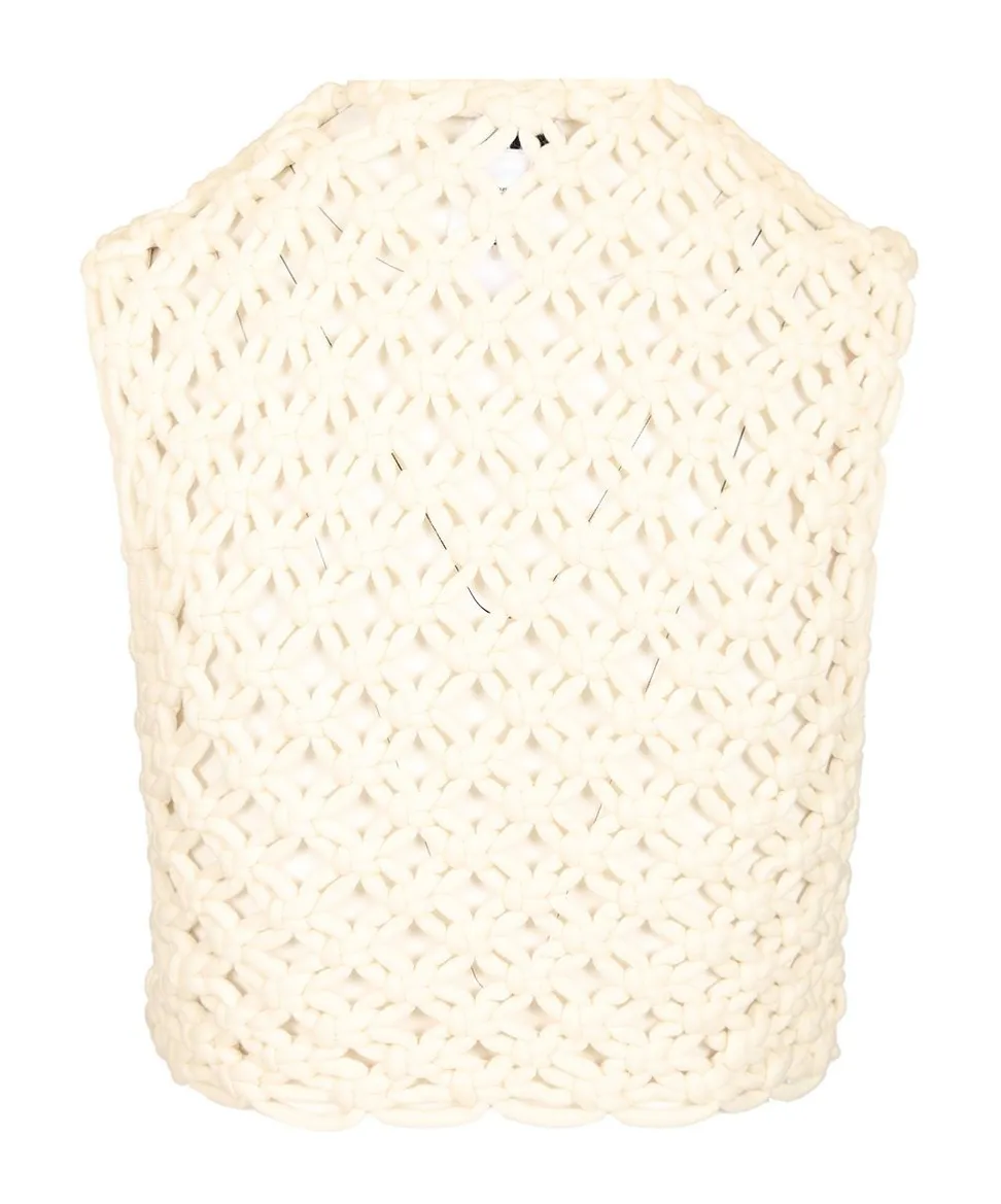 AlaÏA Hand Knotted Top