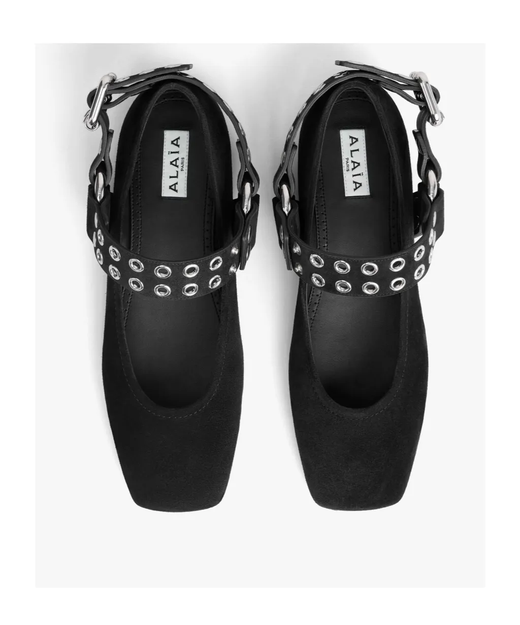 AlaÏA Biker Ballet Flats