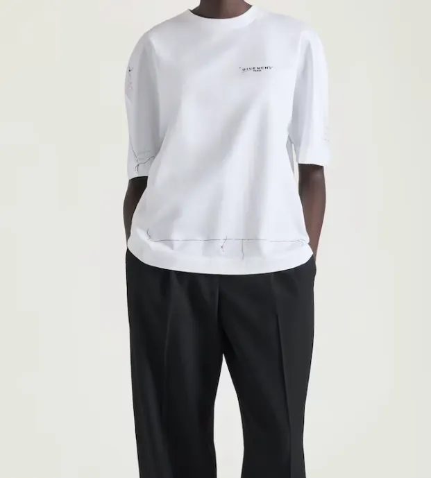 Givenchy Logo Printed Crewneck T-Shirt