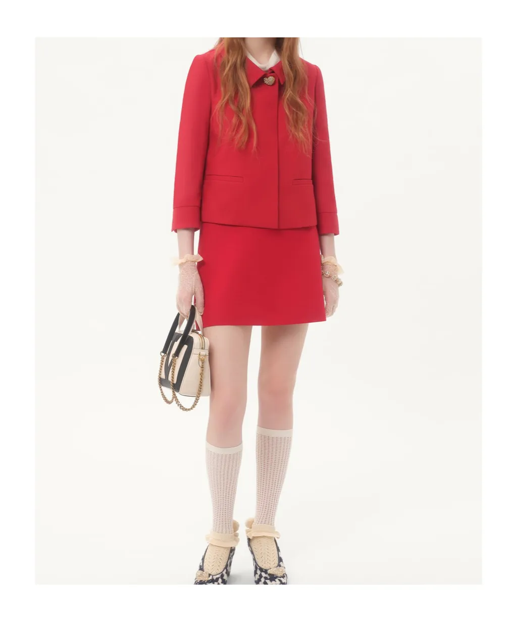 Crepe Couture Skirt