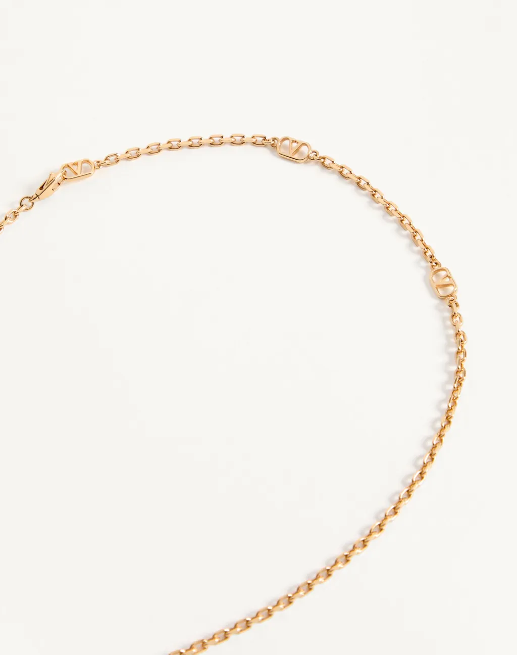 Valentino Heart-Shaped Chained Necklace