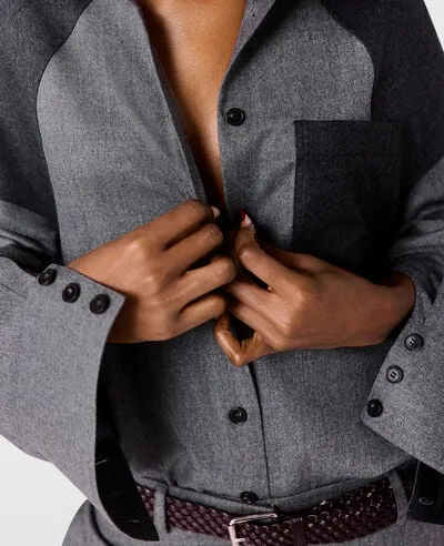 Oversized Shirt With Patches